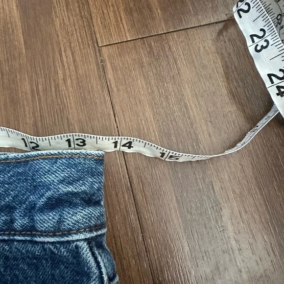 Levi’s 501 selvedge White Oak Cone denim raw hem button fly shorts 26 - Picture 8 of 10